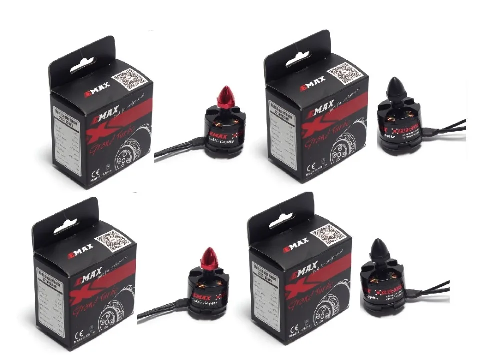2 шт. EMAX MT2213 2213 935KV бесщеточный двигатель w/ Box CW CCW 4S для F450 S500 X525 мультикоптера