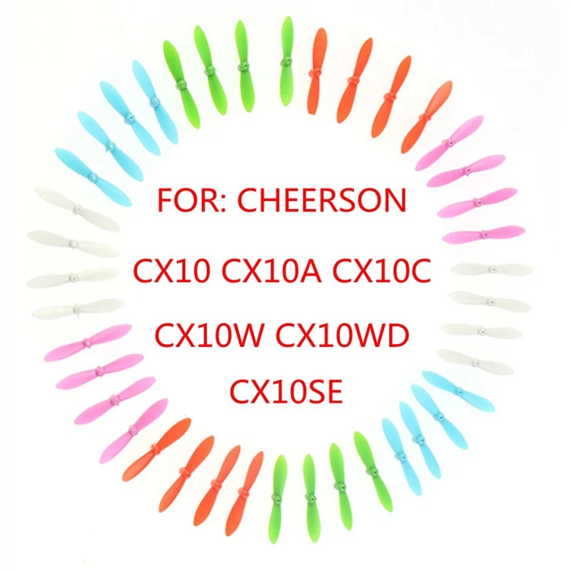 Пропеллеры для Cheerson Cx10 Cx10c Cx10w Cx10a Cx10wd Cx10se пропеллер Rc вертолет запасные части