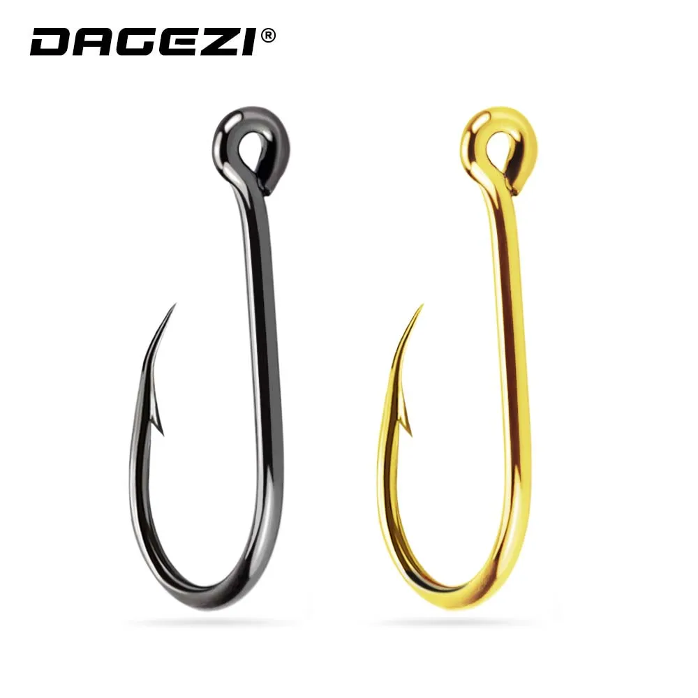 

Крючки DAGEZI, 100 шт./лот, с зазубринами #1/#2/#3/#4/#5/#6/#7/#8/#9/#10, из высокоуглеродистой стали аксессуары для ловли карпа