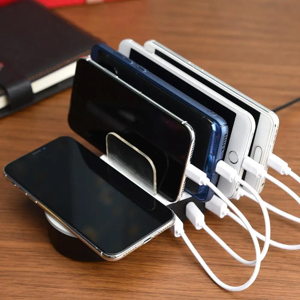 Зарядная Станция USB для нескольких устройств зарядная док станция с 4 разъемами
