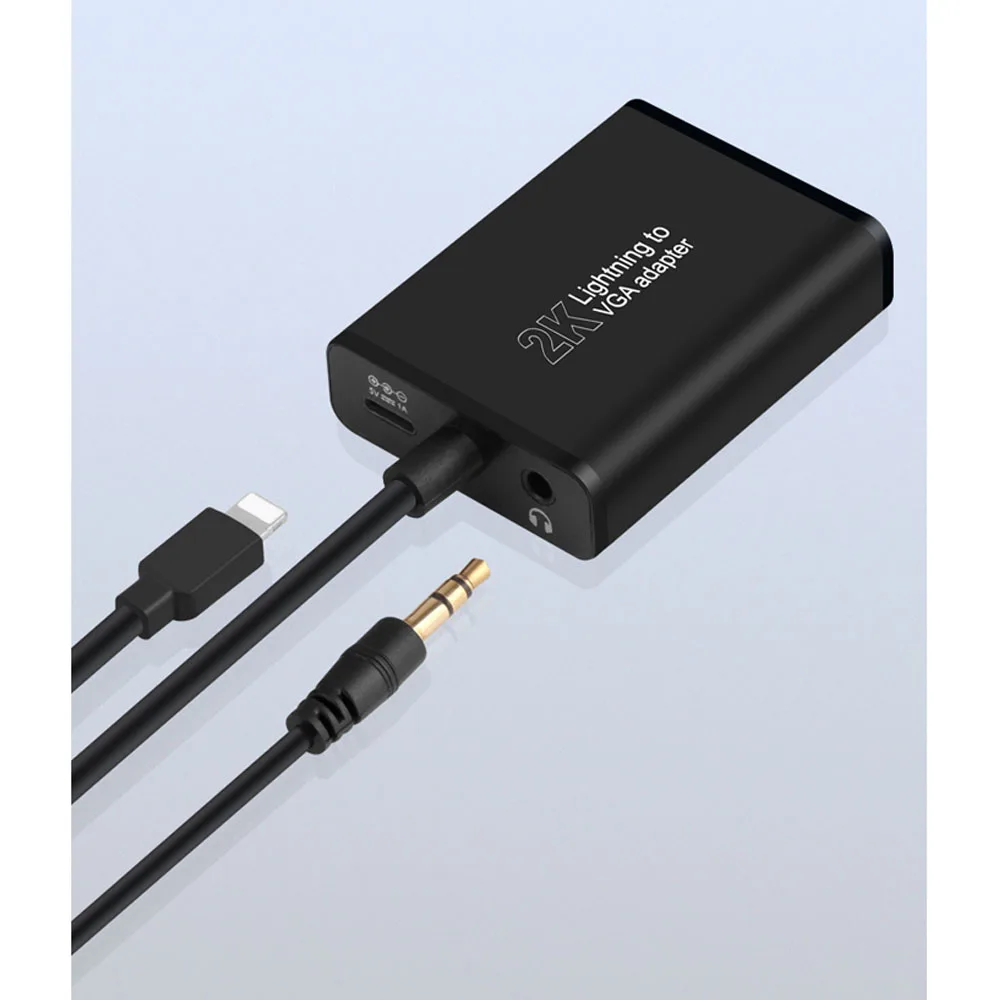 Адаптер Lighting-VGA для IPhone/планшета на VGA Female HD с кабелем экрана 60 Гц | Лампы и