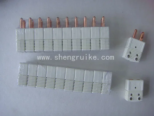 Соединитель термопары стандарта в круглый полый штекер и гнездо аналогичный OMEGA |