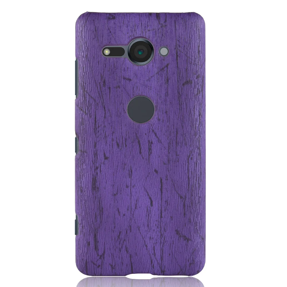 Новое поступление деревянный зернистый чехол для SONY XZ2 компактный на заднюю