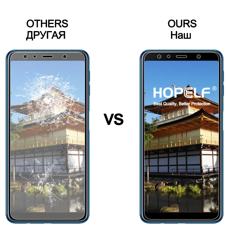 2 шт стекло для samsung Galaxy A7 стекло для Galaxy A7 защитное закаленное стекло для Galaxy A7 защита экрана