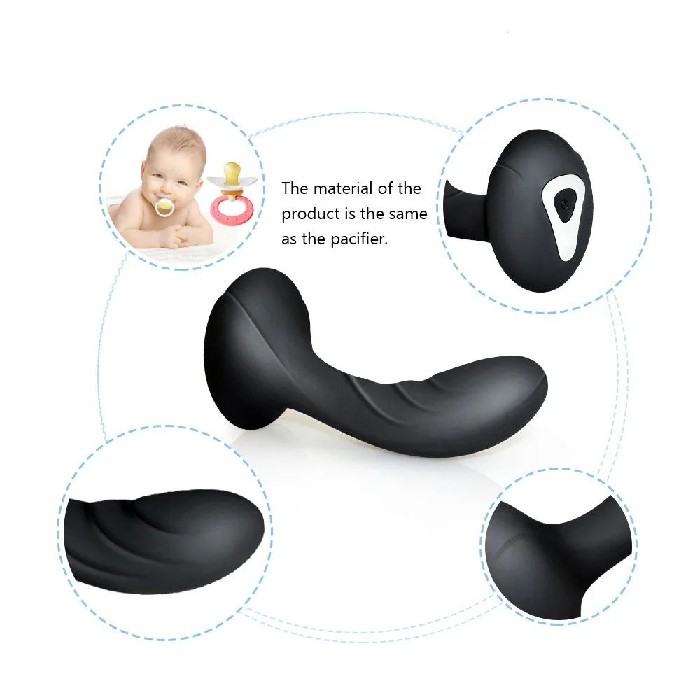 Мужской перезаряжаемый массажер простаты мастурбатор Анальный вибратор секс