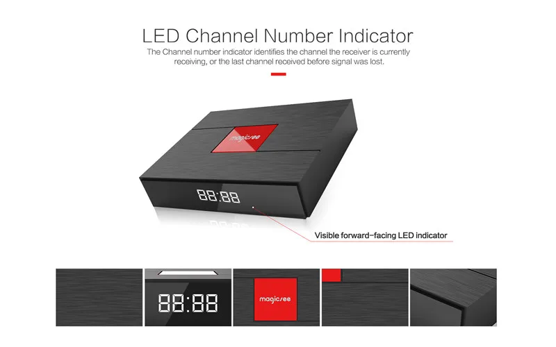 Magicsee C400 плюс Android ТВ Box 4 K Amlogic S912 Восьмиядерный 3 Гб оперативной памяти 32 Гб ПЗУ Smart ТВ Box двойной WiFi BT4.1 DVB-S2 HD медиаплеер