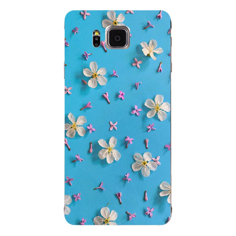 Coque For Samsung Galaxy Alpha G850 G850F G8508S Flower Cartoon Rose Rabbit Back Cover Hard Phone Cases Print |