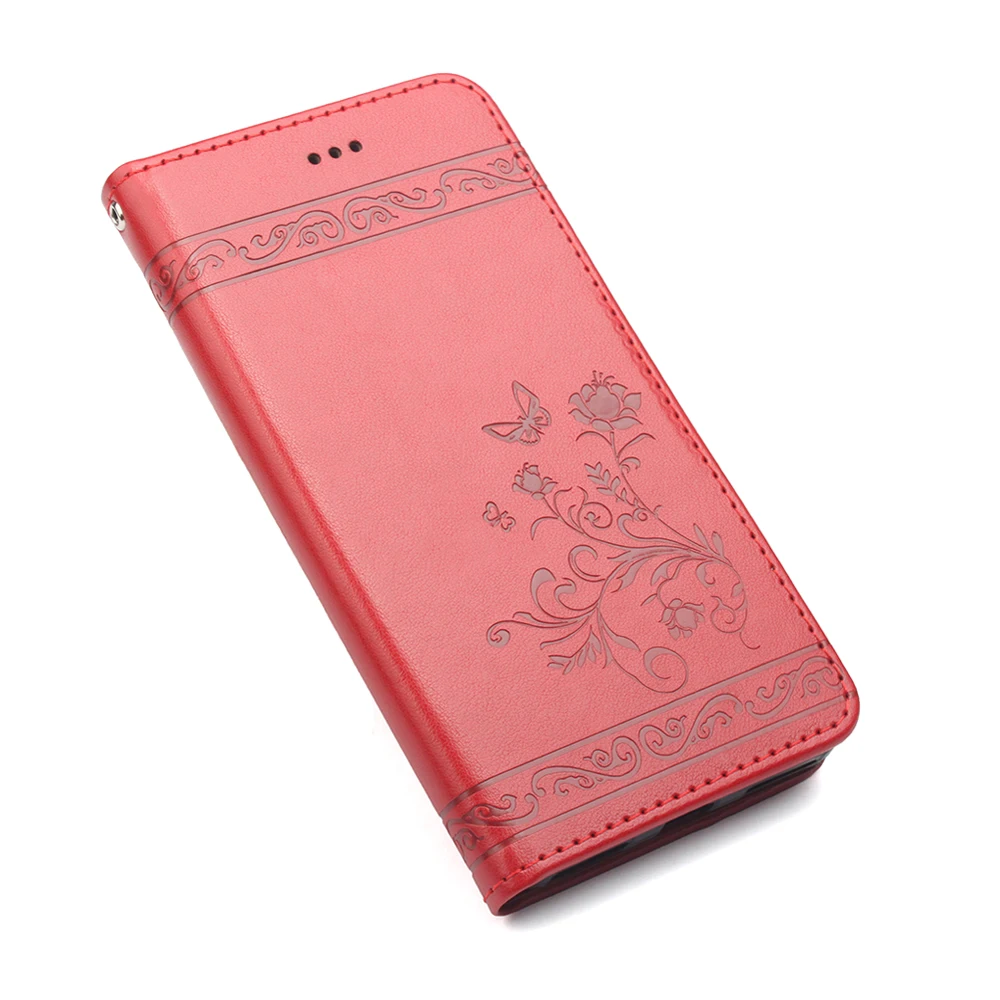 hengtiaoyawen hong Чехол для huawei Honor 6A, кожаный чехол-книжка для huawei Honor 6A 6 A, чехол для Honor 6A Play DLI-TL20, 5,0 дюймов, кошелек, чехол для телефона, сумка - Цвет: hengtiaoyawen hong