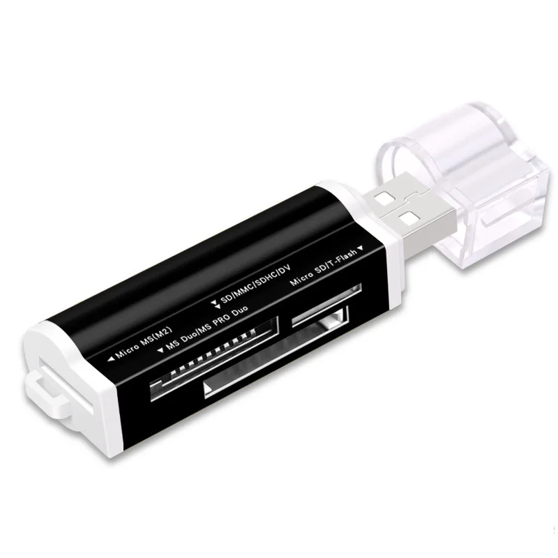 Larryjoe Высокое качество USB 2 0 все в 1 мульти устройство для чтения карт памяти T Flash MMC
