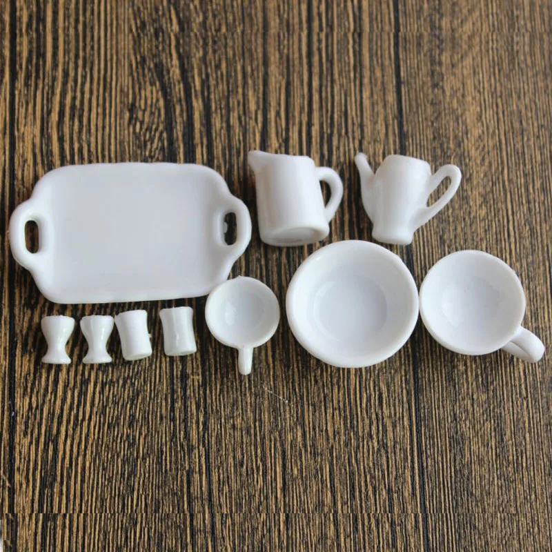 Наборы мини чашки миниатюрный кукольный домик украшение сказочный сад домашний