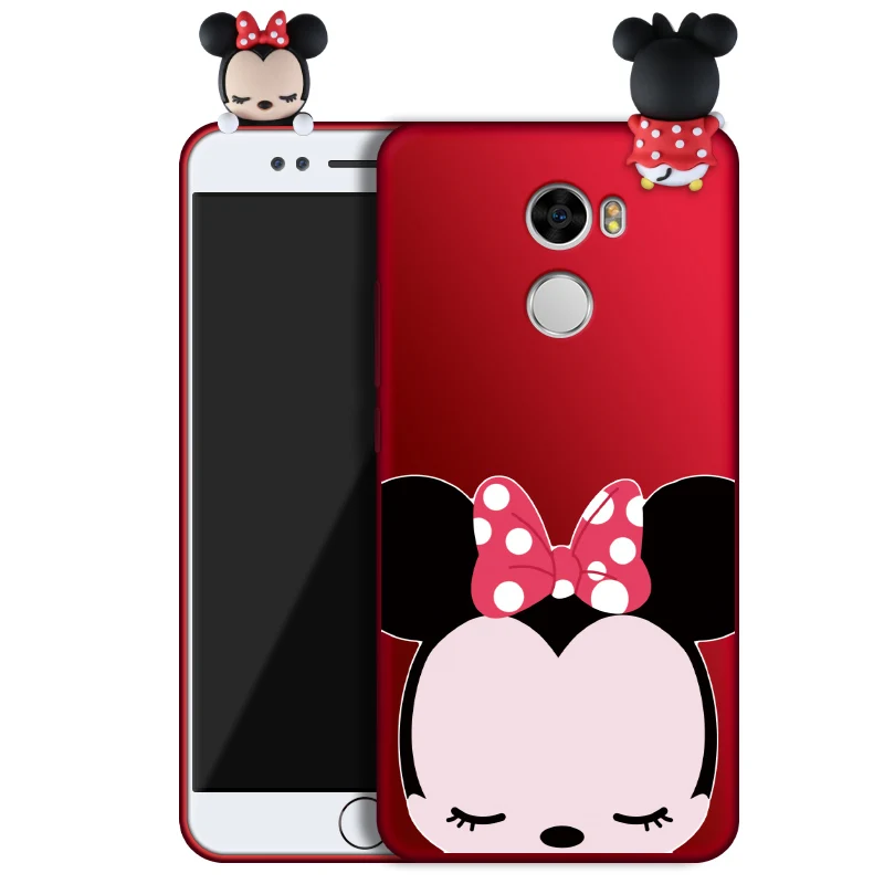 ALIVO чехол для Xiaomi Redmi 4 с шнурком полная защита мультфильм 3d кремниевый