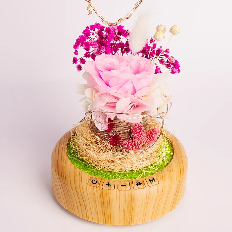 Светодиодный bluetooth голосовой Динамик ко Дню Святого Валентина ночника