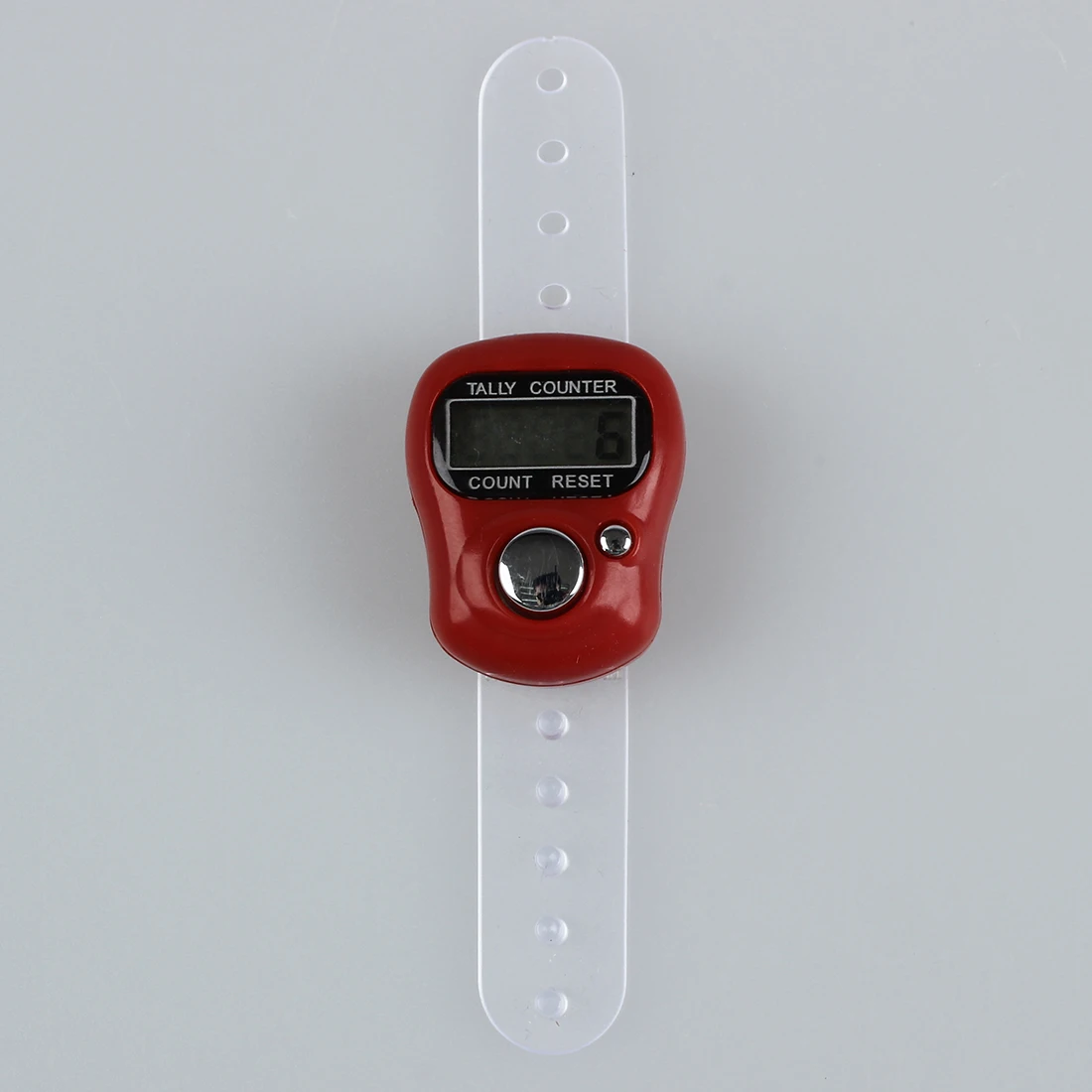 Useful Mini LCD Electronic Digital Display Finger Hand Tally Counter Counting Red |