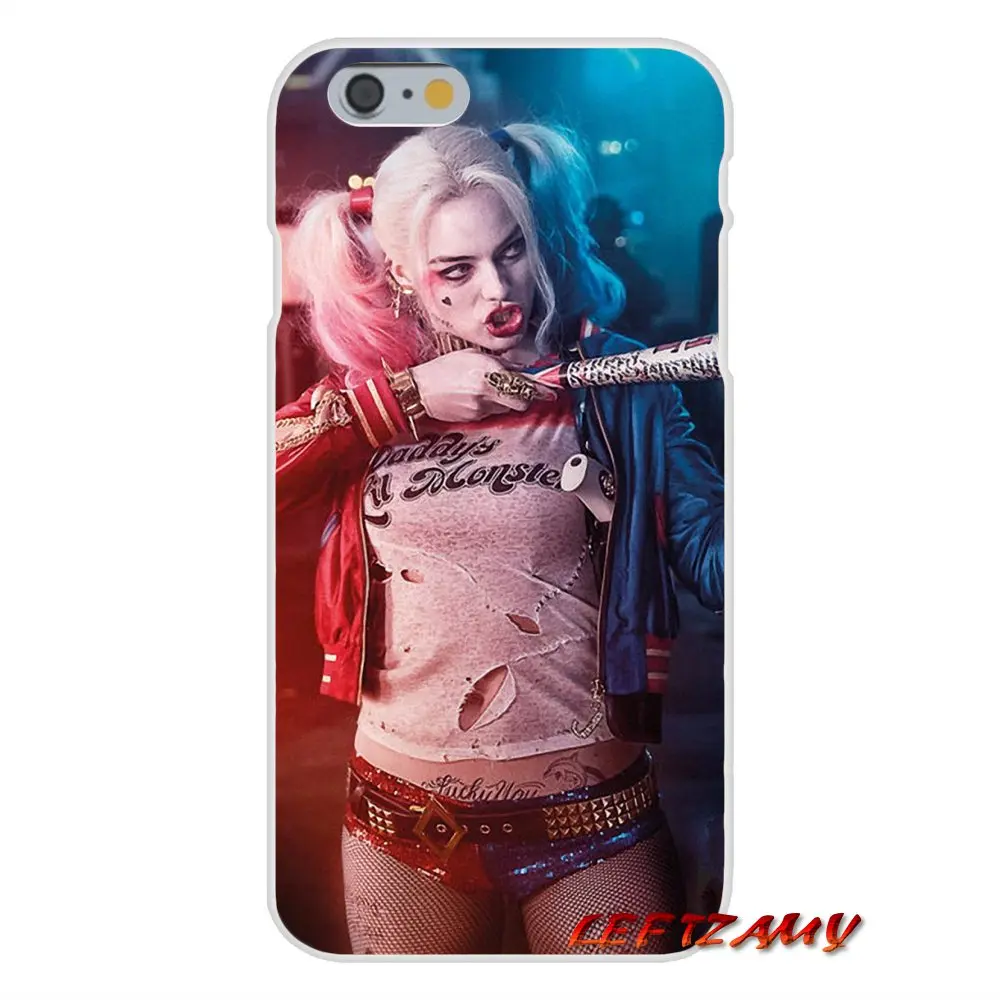 Suicide Squad Harley Quinn Comics Slim Silicone phone Case For iPhone X 4 4S 5 5S 5C SE 6 6S 7 8 Plus | Мобильные телефоны и