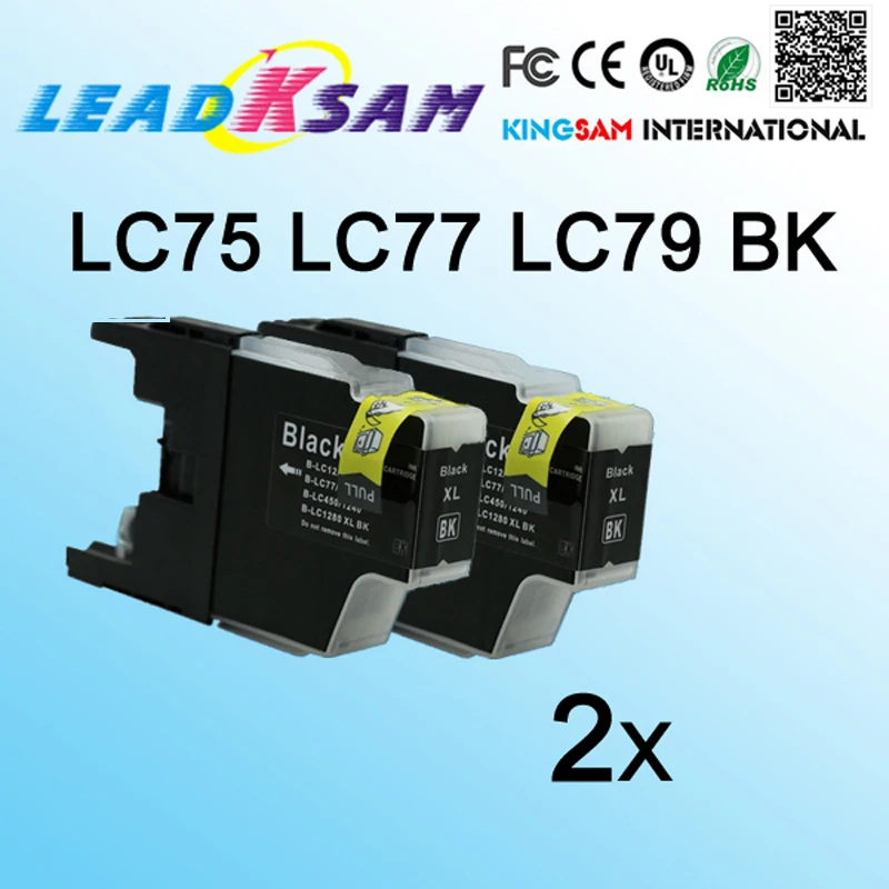 Картридж с черными чернилами LC75 LC77 LC79 совместим фотографиями/фотографиями|cartridge