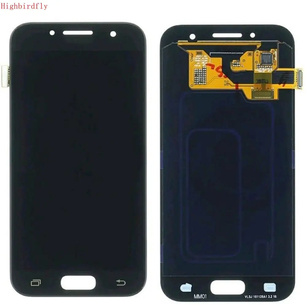 Amoled для Samsung Galaxy A3 2017 a320 A320F A320Y A320M ЖК экран + сенсорный дигитайзер сборка ремонт