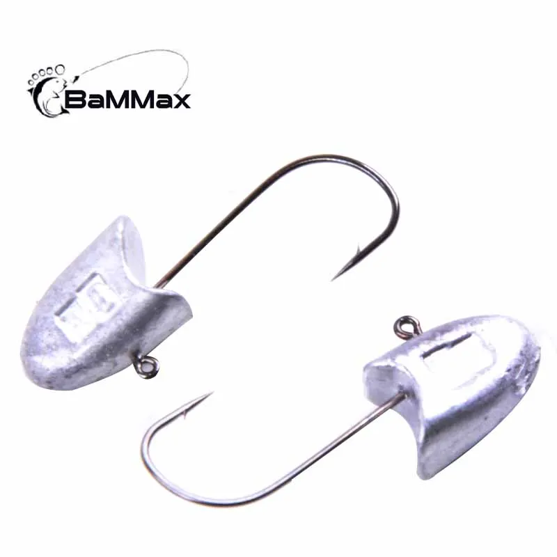 Фото Рыболовный крючок Bammax, 5 шт., 2,6 г, 2,5 см, 4,5 г, 2,6 см, джиг-головка, свинцовый крючок для ловли карпа, фотоэлемент для джиггинга №4