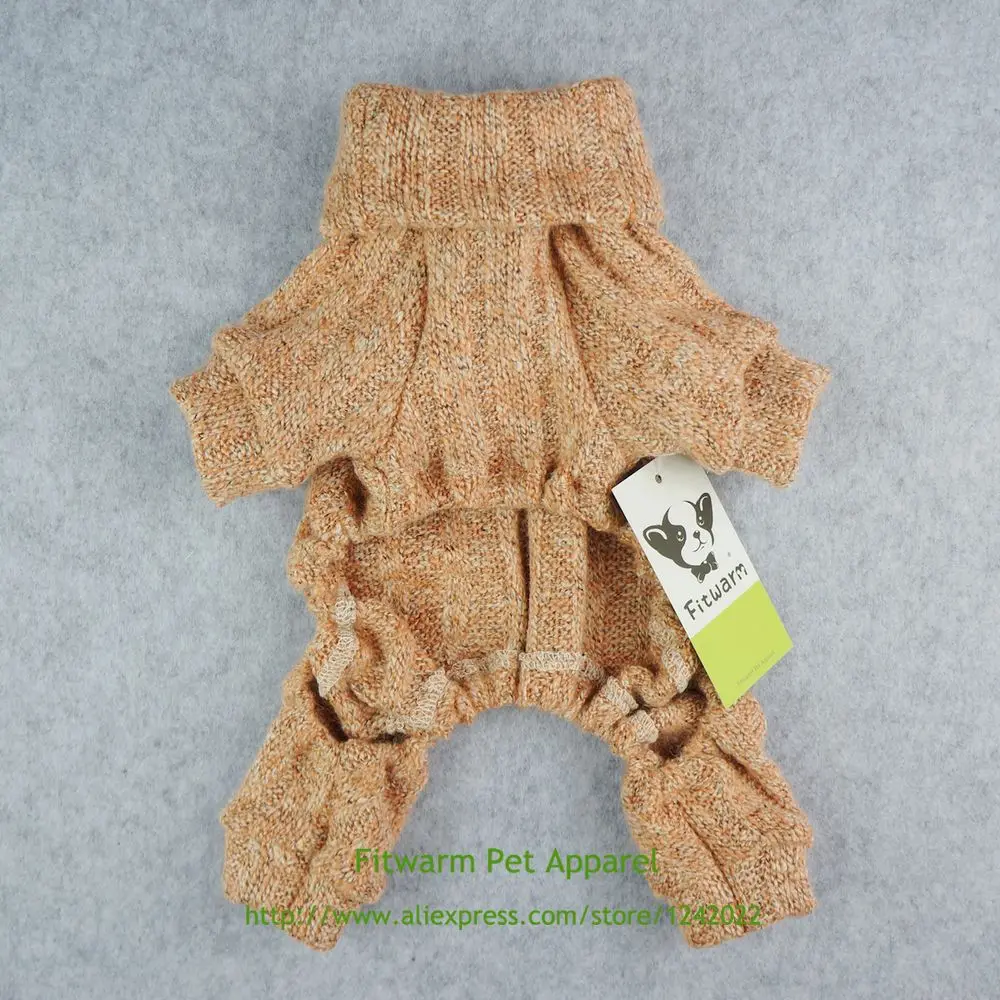 Fitwarm водолазка Одежда для домашних животных свитер собак вязаные пальто Джемпер