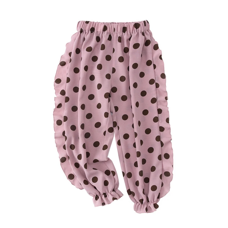 Детские брюки от комаров для девочек брюки-фонарики повседневные милые штаны в