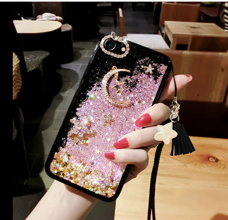 LaMaDiaa для iphoneXS MAX XR 6 7 8 Plus 11 12 Pro Роскошный Бриллиантовый чехол с морскими звездами