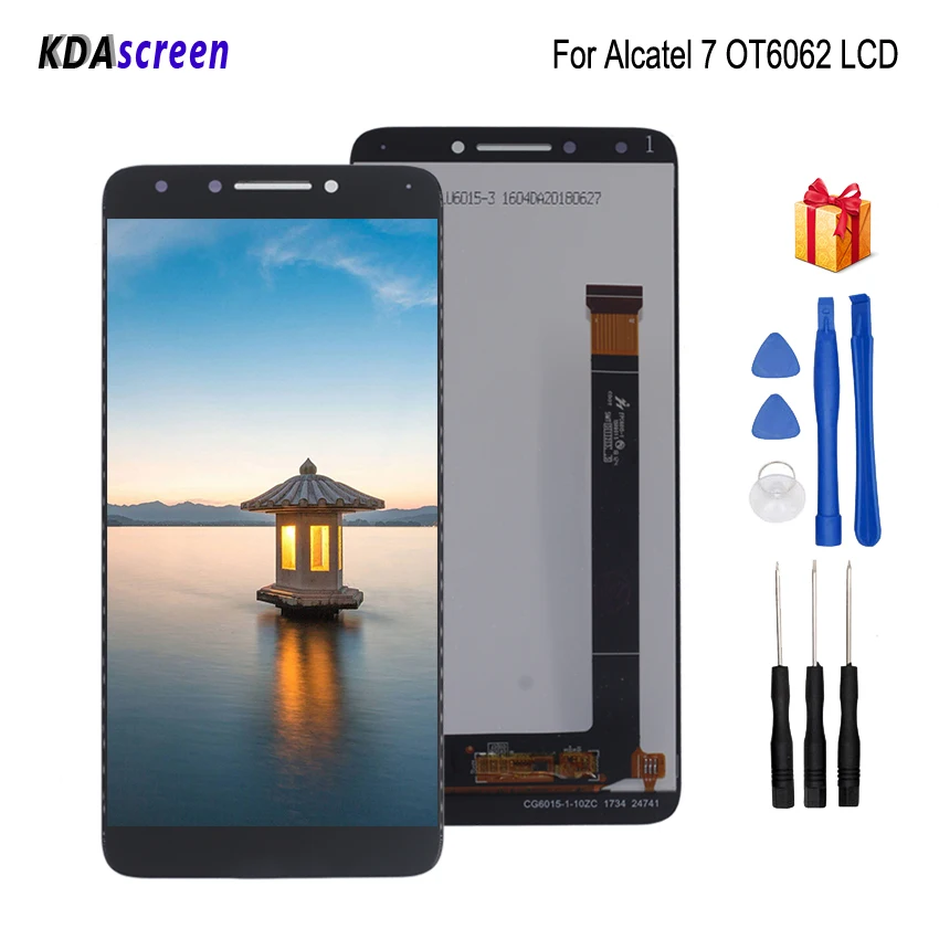 Оригинальный Для Alcatel 7 6062 OT6062 ЖК-дисплей сенсорный экран Замена для телефон