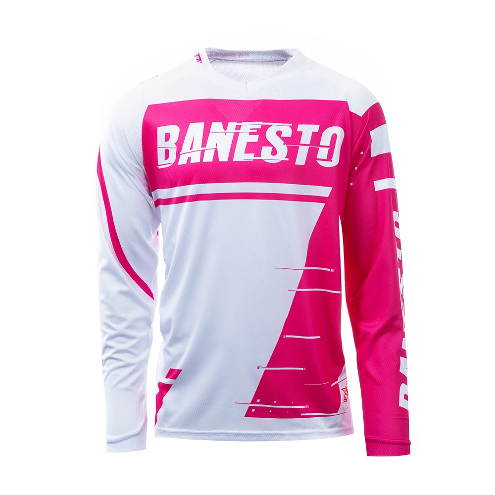 Banesto Moto Gp человек быстросохнущая езда крест горные велосипеды мотогонок Джерси велосипедная одежда наряд