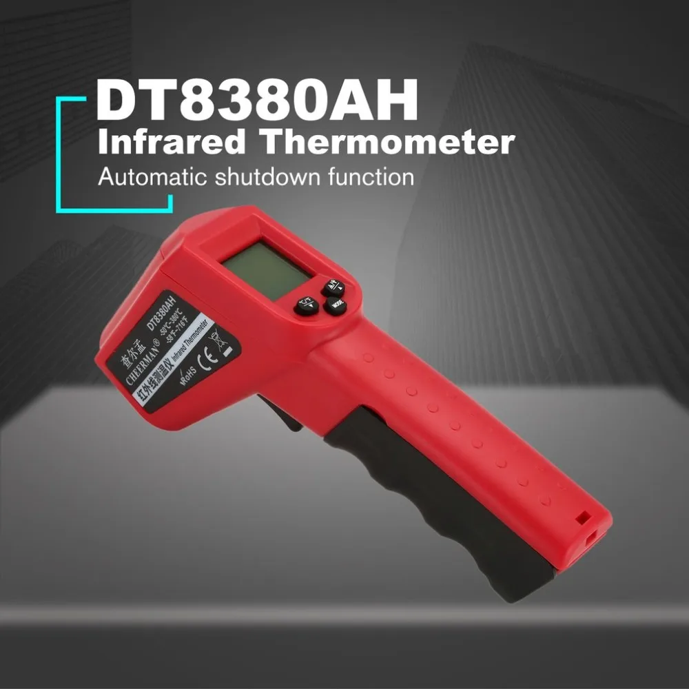 DT8380AH лазерной ЖК дисплей цифровой инфракрасный термометр Температура метр