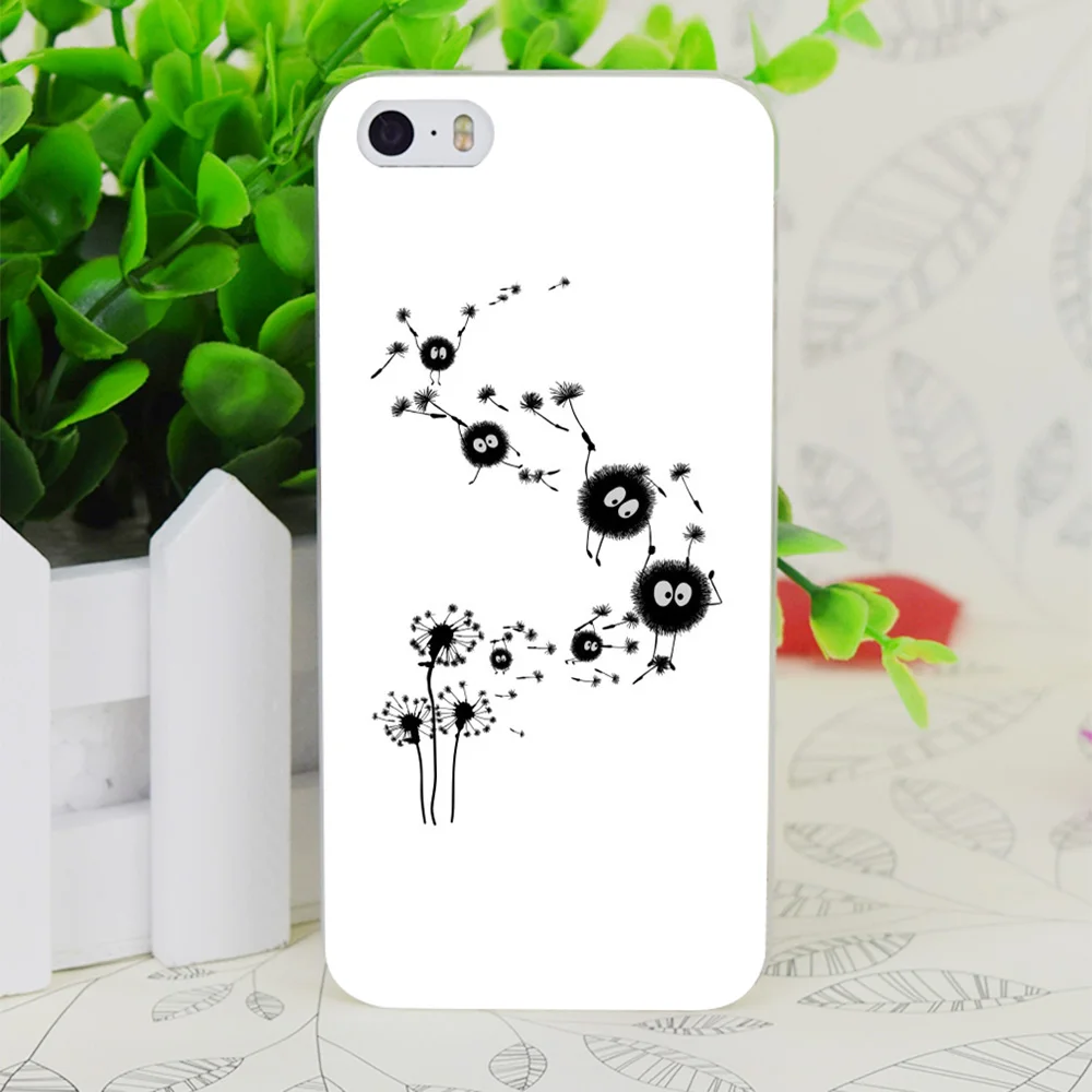 C3819 Flying Susuwatari Прозрачный Жесткий Тонкий чехол для Apple IPhone 4 4S 4G 5 5G 5S SE 5C 6 6S Plus |