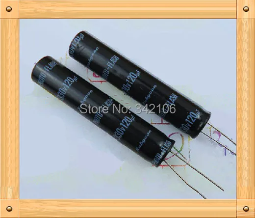 Бесплатная доставка! Электролитические конденсаторы 2 шт./10 '✸ 120 мкФ/330V