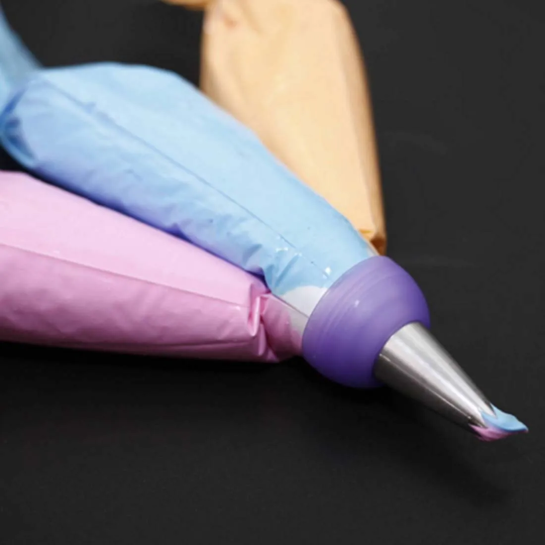 Обледенение кондитерский мешок насадка конвертер три крем муфта торт отделочных