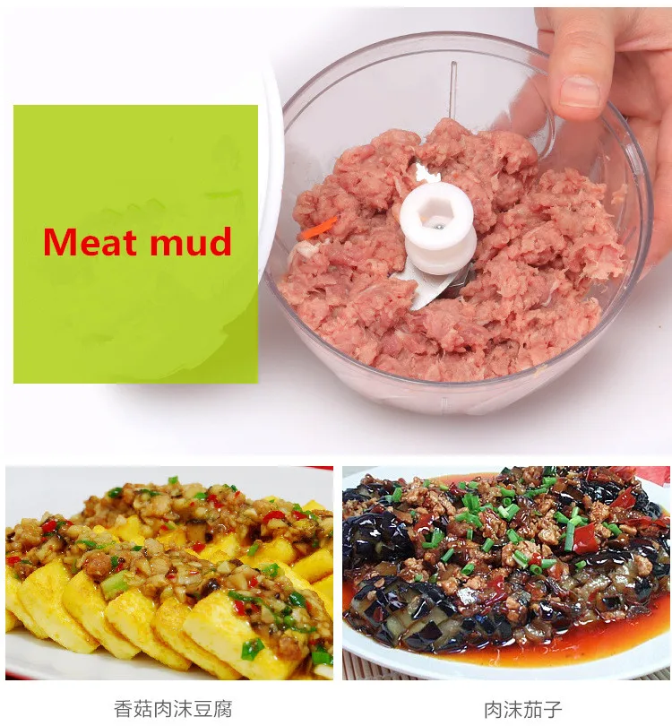 Многофункциональный Еда комбайн мяса машины дробилки блендер ручной Chopper