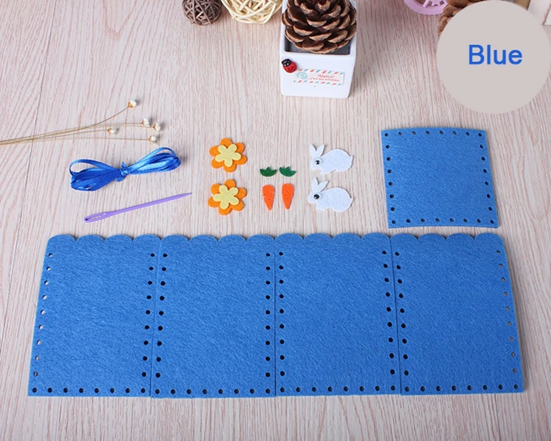 Бесплатная резка ткани Материал Упаковка ручная работа милый мультфильм ручка с