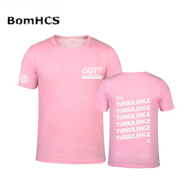 BomHCS Kpop GOT7 хлопчатобумажная футболка для второго обычного альбома поклонники