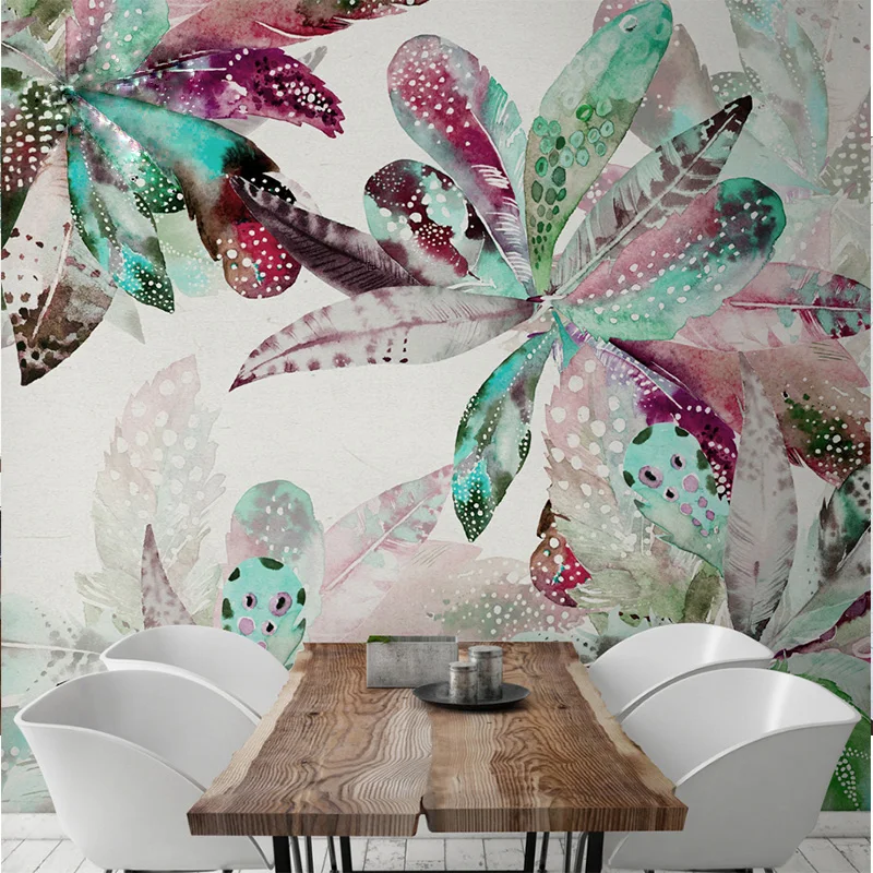 Обои на заказ для свадебной комнаты современный минималистичный росписи