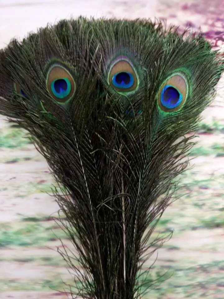 Оптовая продажа высокое качество 10 шт. натуральное павлинье перо 40 45 см/16 18 дюймов