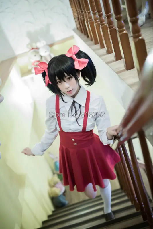 Love Live School Idol Project Nico Yazawa JK школьная форма рубашка юбка наряд Аниме косплей