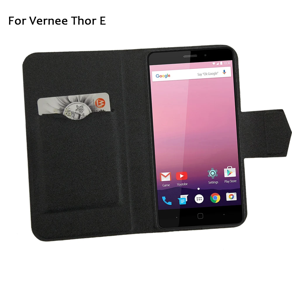 5 цветов лидер продаж! Кожаный чехол для телефона Vernee Thor E Прямая поставка с
