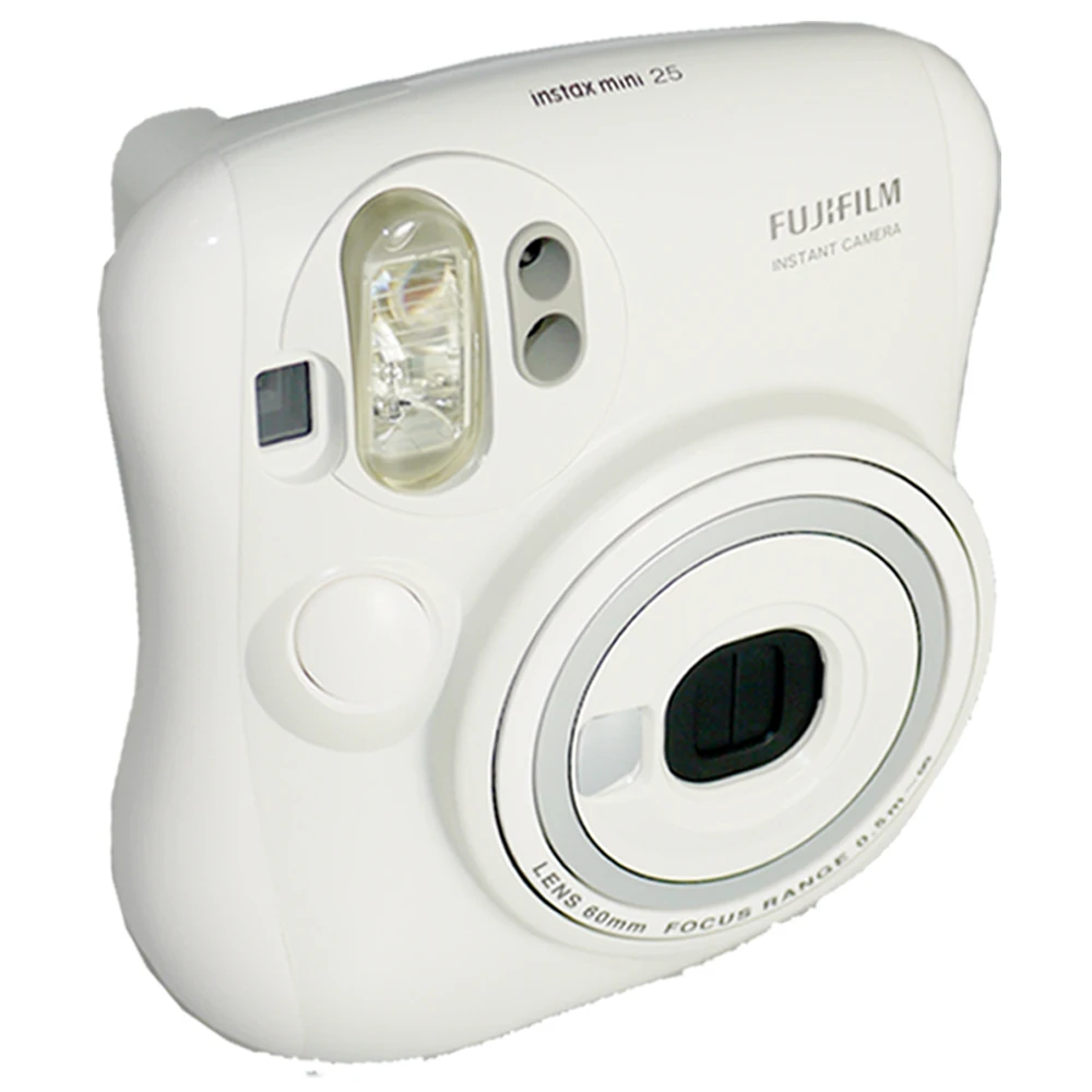 Fuji Fujifilm Instax Mini 25 мгновенная фотокамера белый + Instant White Edge 50 пленка|film camera panasonic|film