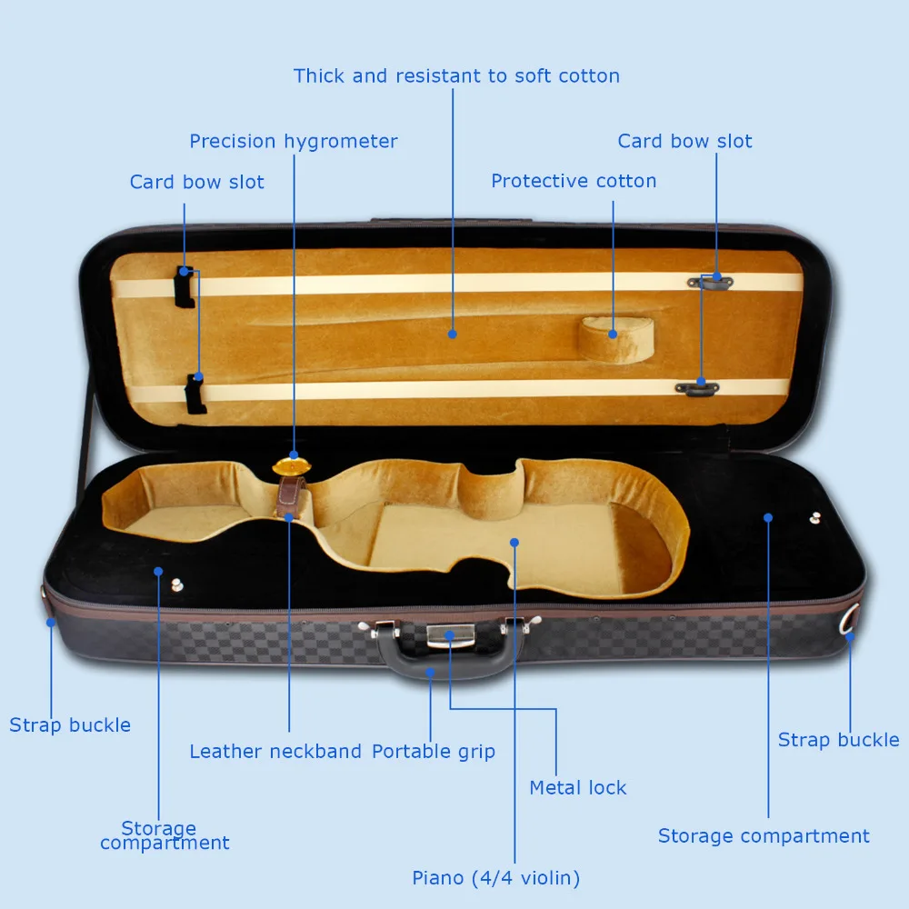 Высококачественный удобный 4/4 портативный чехол с изображением повреждений и