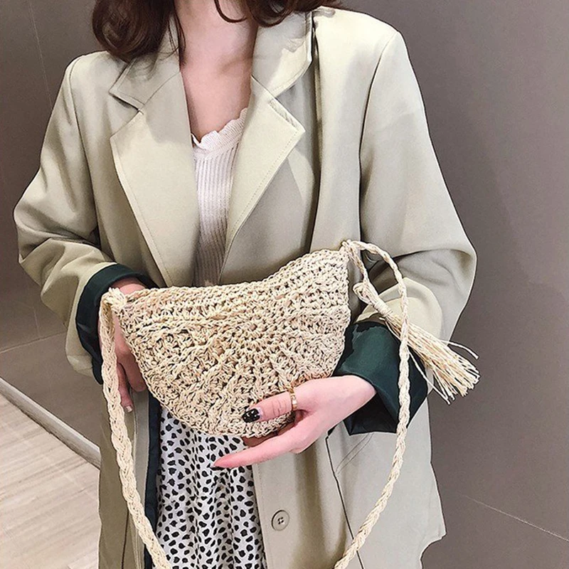 Пляжная соломенная сумка женские сумки-подвески маленькая горячая Распродажа