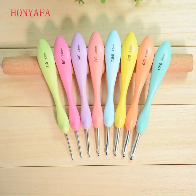 8 размеров мягкая ручка искусственная форма искусственный крючок набор