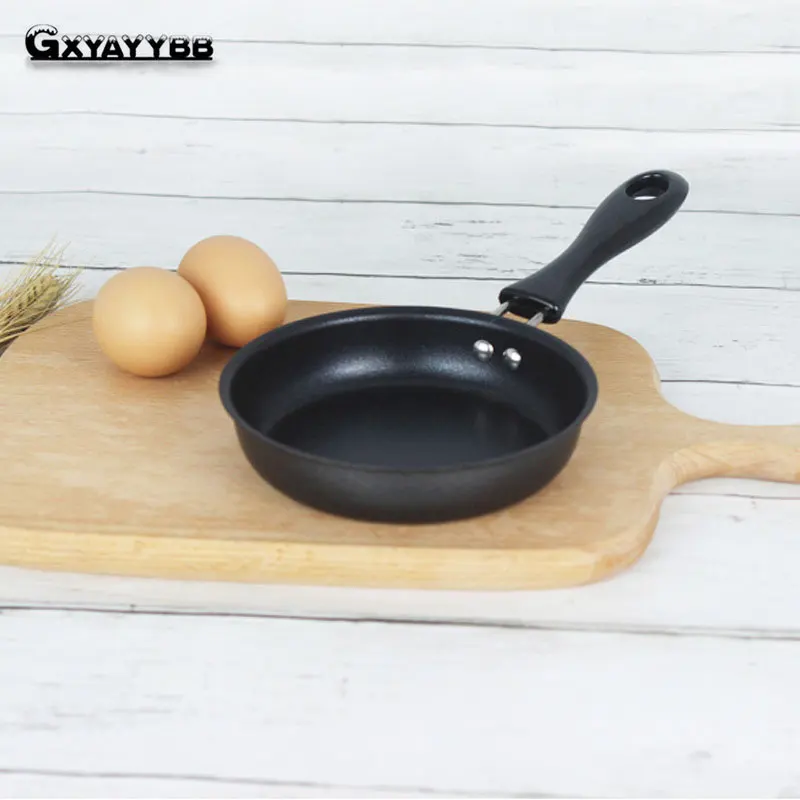 Сковорода чугунная антипригарная для жарки яиц 1 шт. 12 см|pan cast iron|mini egg frying panfrying pan |