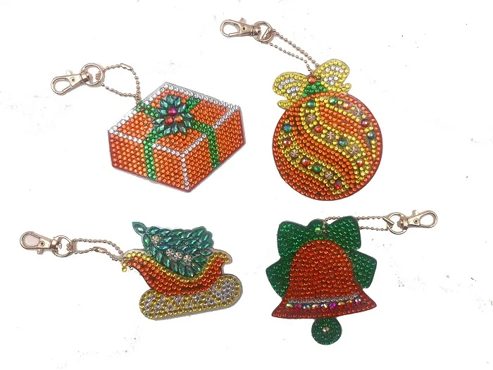 DS015 Different Design Diy бриллиантовый брелок Лучший Щелкунчик Рождественский подарок Diy Специальная форма полная дрель для женщин и девушек ювелирные изделия брелок - Цвет: DS015