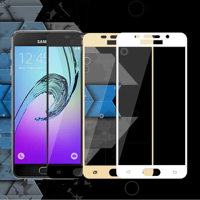 3D закаленное стекло для Samsung a3 2016 Полное покрытие 9H защитная пленка