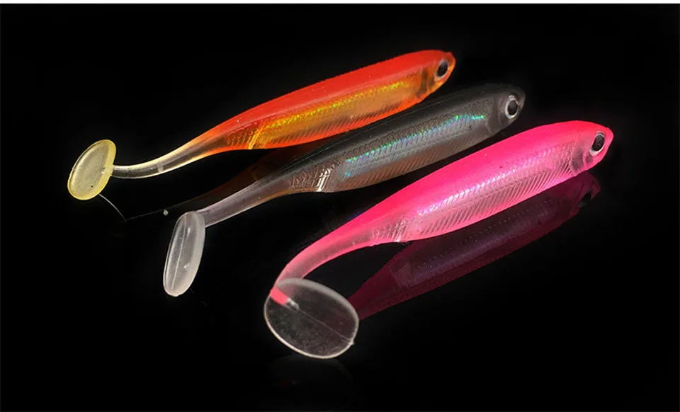WALK FISH 6 шт./лот 2,2 г/75 мм Мягкая приманка для рыбалка на сельдь рыбалка червь Swimbaits джиг головная Мягкая приманка нахлыстом приманка