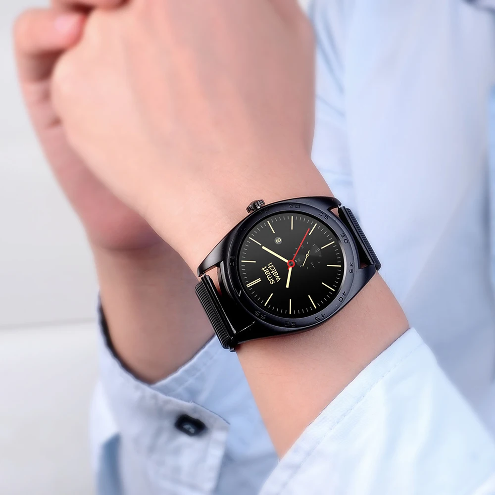 K89 Смарт часы MTK2502 Bluetooth с жестовым управлением монитор сердечного ритма
