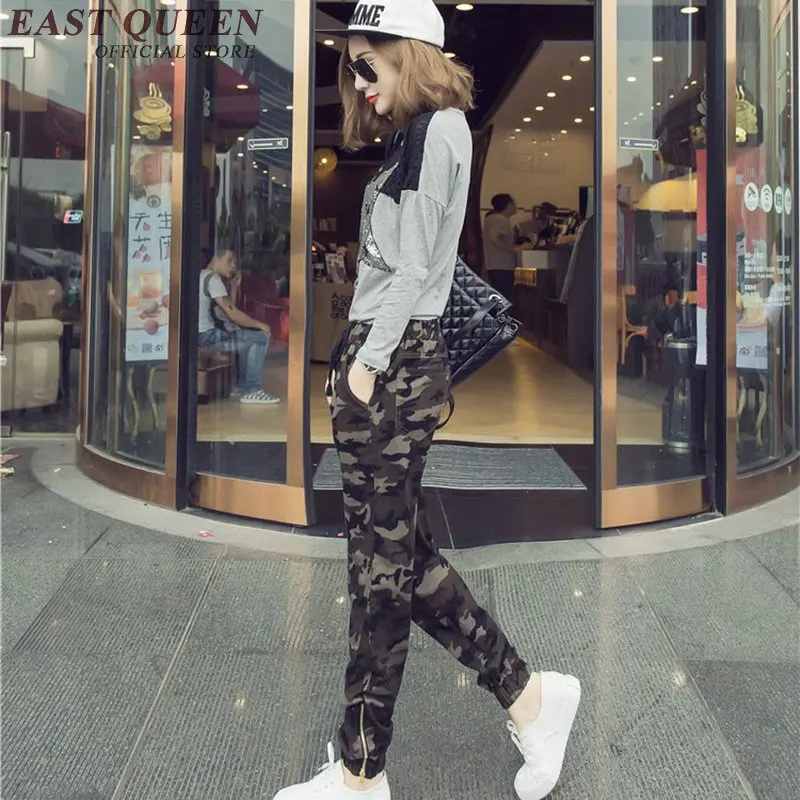 Женские камуфляжные брюки в стиле милитари женские армейские зеленые DD189 C |