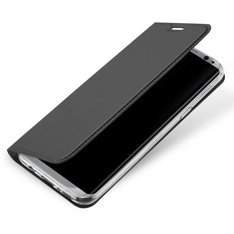 Чехол-книжка из искусственной кожи для Samsung Galaxy S8 цветной Чехол-бумажник чехлы Plus