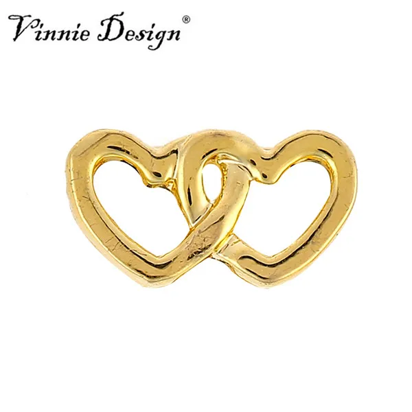 Vinnie дизайн ювелирных изделий Блокировка Сердце слайд амулеты подходят для