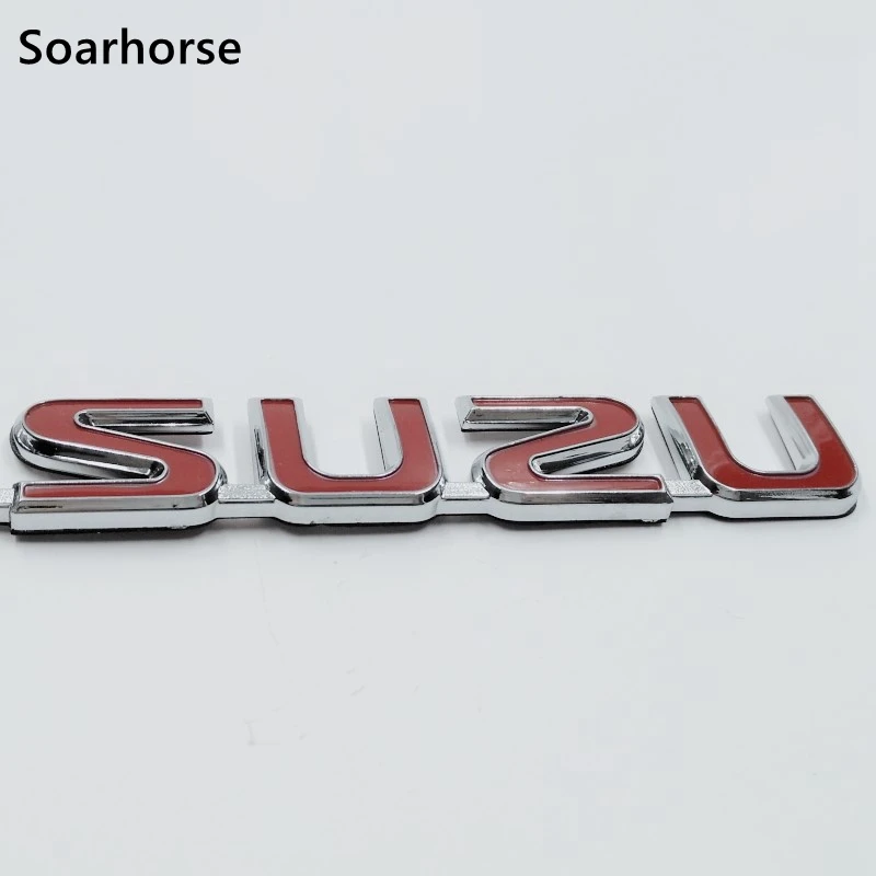 Логотип для Isuzu красная эмблема украшение автомобиля наклейка Новый Стайлинг